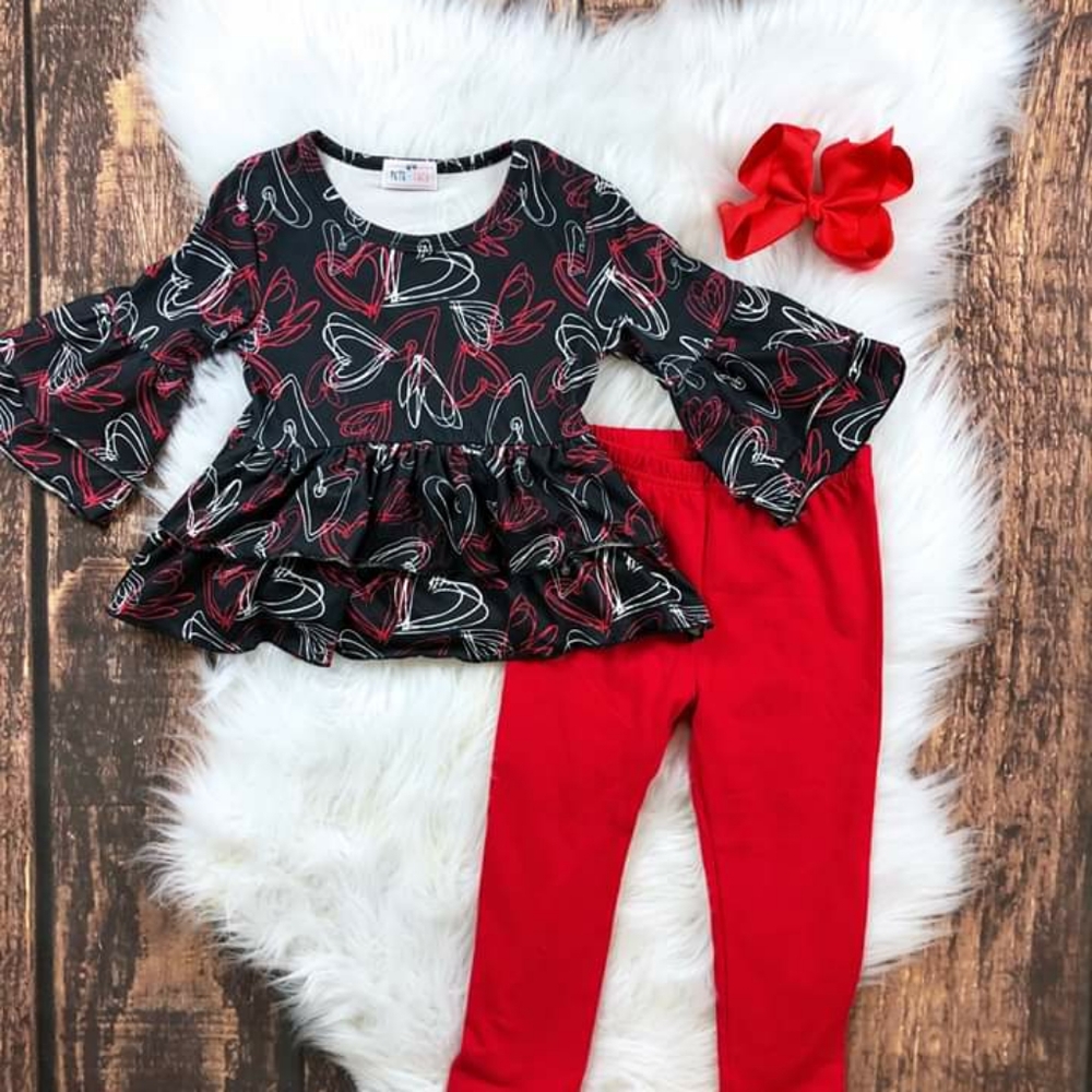 Valentine's Day Pant Set